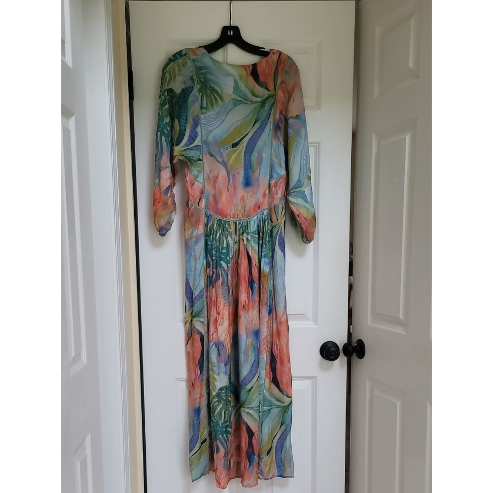 Anthropologie Bl-nk Bl^Nk London Victory Cover-Up Maxi Dress - Picture 4 of 9
